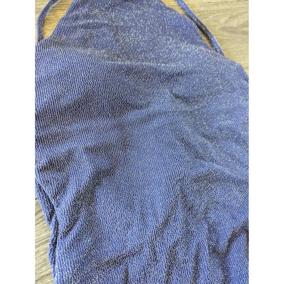 Andie Swim The Lanai One Piece Cosmic Sparkly Blue Size XS - Picture 7 of 7